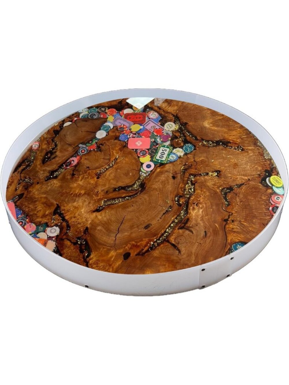 Large 30-Inch Round Deep Resin Mold for Epoxy Crafts, Serving Trays & Home Decor